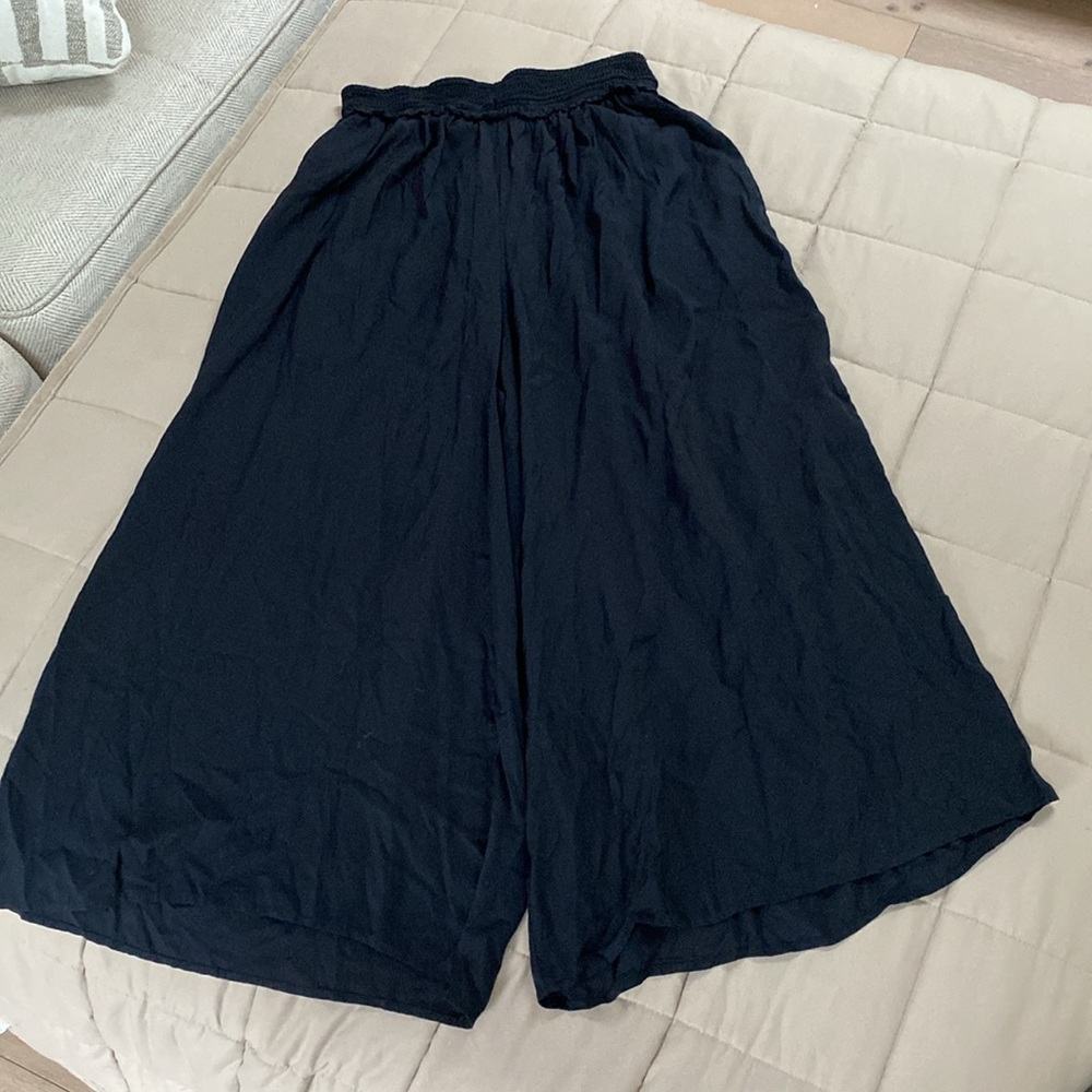 Chemisier Cropé Wilfred La Bohème – Noir – Coton Brodé – Taille XXS – Occasion
